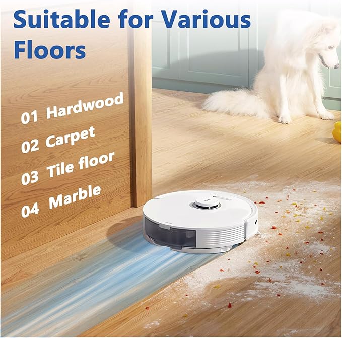 23 Pack T30S Replacement Parts for ECOVACS DEEBOT T30S /T30S AI /T30S AI Care /T30S Pro /T30S AI Robot Vacuum Accessories Kit with 1 Main Brush, 4 Hepa Filters, 4 Mop Pads, 6 Dust Bags, 8 Side Brushes