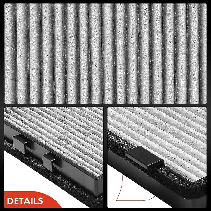 A-Premium 2-PC Cabin Air Filter with Activated Carbon Compatible with BMW E39 Series 525i 2001-2003, 528i 1997-2000, 530i 2001-2003, 540i 1997-2003, M5 2000-2003, Replace# 64118391198