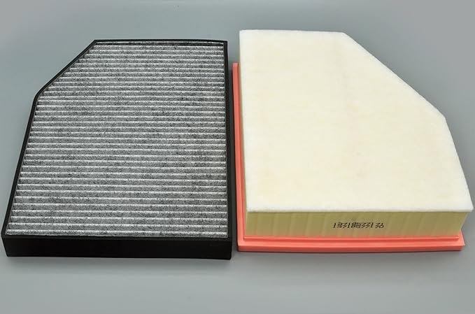Cabin & Engine Air Filter Kit for 2018-2019 X3 (XDrive30i/SDrive30i/M40i), 2019 X4; 2020-2021 X3 (XDrive30i/SDrive30i); 2020-2022 X4 (XDrive30i Only), Replaces 64119382885, 13718577171