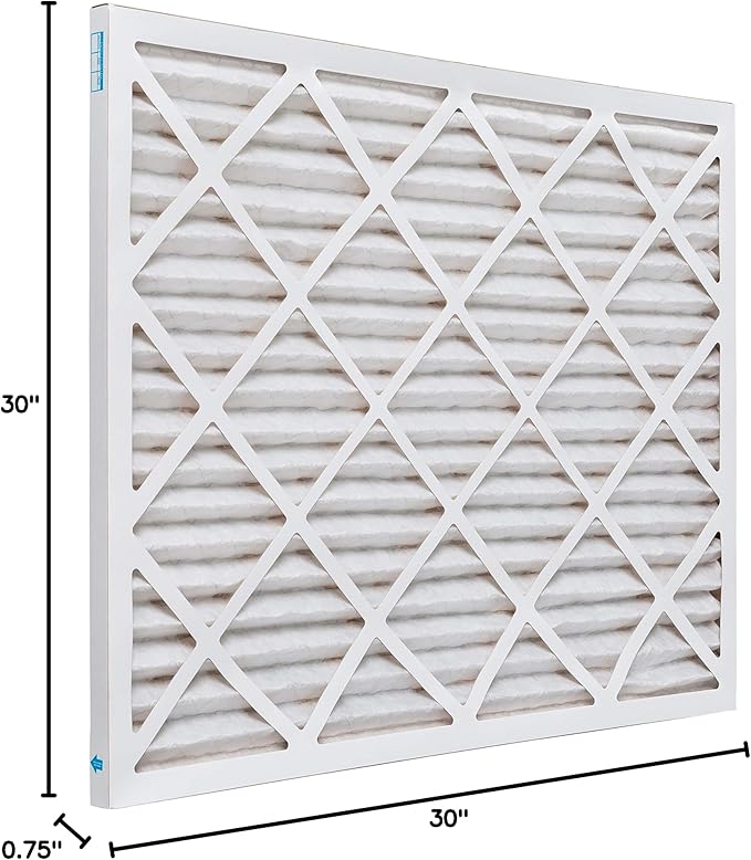 Aerostar 30x36x1 MERV 13 Air Filter, Pleated AC Furnace HVAC Filters (30x36x0.75), for Allergies Asthma Dust Pet Dander Pollen Smoke Bacteria, MPR 1200 FPR 7, USA, 6 Pack