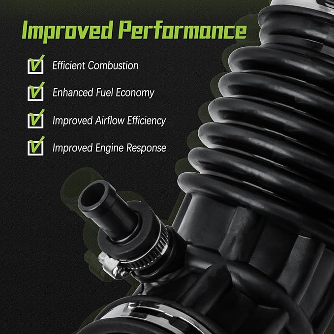 16576-JA000 Engine Air Intake Hose Tube With Clamps for 2007 2008 2009 2010 2012 2013 Nissan Altima 2.5L