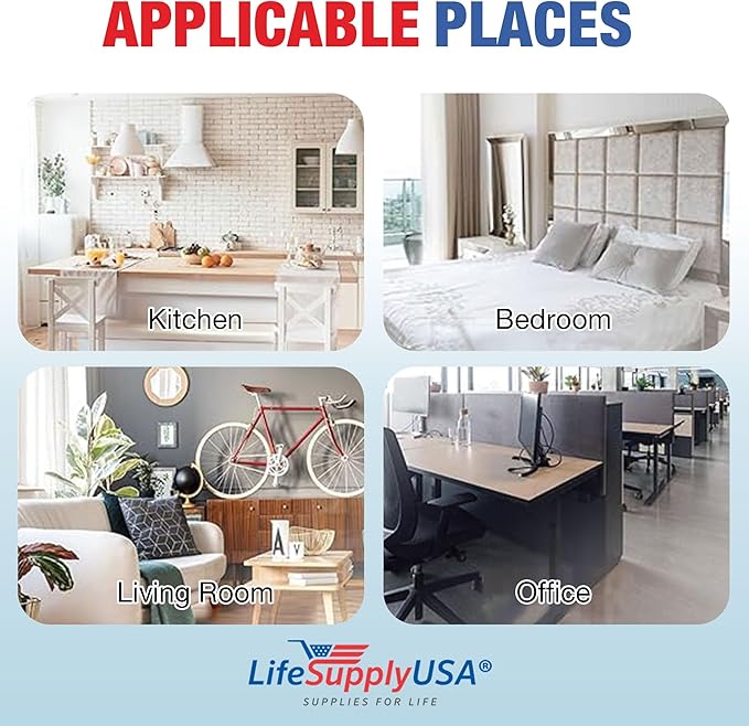 47001 HEPA + Carbon Filter Replacement Compatible with NuWave OxyPure Models 47001, 47002, 47003, 47004-2-in-1 Air Purifier Filter Set by LifeSupplyUSA