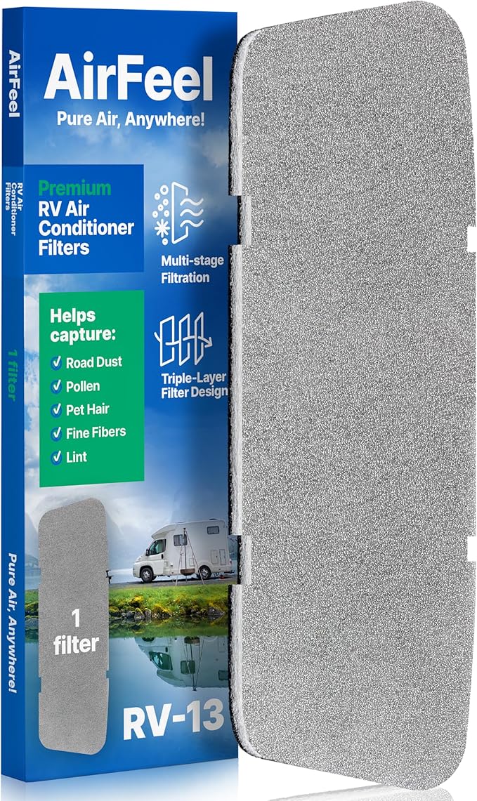 RV Air Conditioner Filters (RV-13 (1 Filter) Silver)
