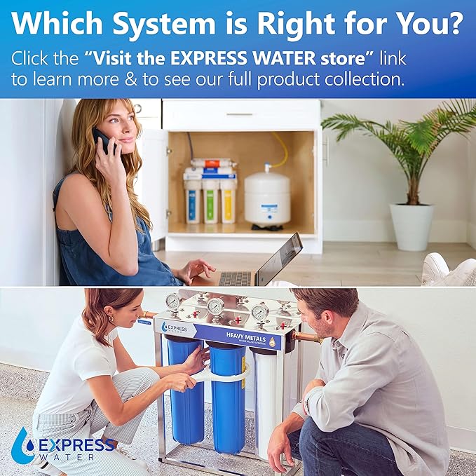 Express Water Replacement Countertop RO Filters for 5-Stage Countertop RO System ROC001 (Pre & Post Filter)