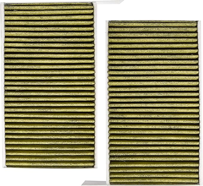 Spearhead 2-Pack Odor Defense Breathe Easy AC & Heater Cabin Filter | Fits 2017-2025 Model 3, 2020-2025 Model Y Like OEM | Up to 25% Longer Lasting w/Activated Carbon (BE-111)