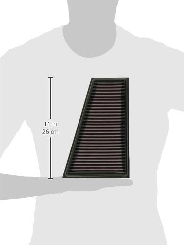 K&N High-Flow Original Lifetime Engine Air Filter: Increase Power: Premium, Washable: Compatible with 2012-2020 Infiniti/Mercedes Benz: (See Product Description for Select Models), 33-2995