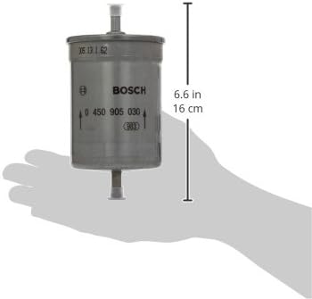 BOSCH F5030 Gasoline Fuel Filter - Compatible with Select Alfa; Audi; BMW 318, 325, 525, 535, 735; Mercedes-Benz E320, G55, S320, S420, S500, S55, SL500, SL55; Volkswagen Cabrio, Golf, Passat + More
