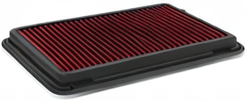 DNA Motoring AFPN-010-RD Clean Air Washable Drop In Panel Air Filter Enhance Engine Performance [Compatible with 07-17 Toyota Camry 4 Cyl / 09-15 Venza 4-Cyl]