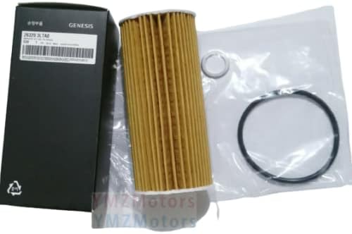 Genuine OEM 26320-3LTA0 Service Kit - Oil Filter / 263203LTA0 for Hyundai Genesis G70 19-22 G80 18-20 G90 17-20 Kia Stinger 18-22 K900 19-20 / Replaces S263203LTA0