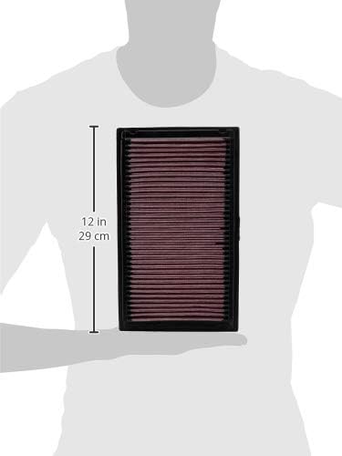 K&N High-Flow Original Lifetime Engine Air Filter: Increase Power: Premium, Washable: Compatible with 1981-2021 Faw/Ford/Infiniti/Nissan: (See product Description for Select Models) 33-2031-2