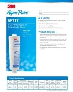3M Aqua-Pure AP717 Inline Water Filter System