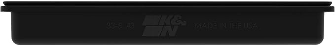 K&N High-Flow Original Lifetime Engine Air Filter: Increase Power: Premium, Washable: Compatible with 2023-2025 Chevrolet/GMC: Colorado, Canyon, 33-5143