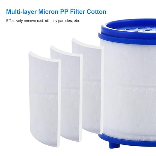 5 Pack Sink Water Faucet Filter Cartridge Replacements,Sink Water Filter Faucet Water Filter, Removes Chlorine Fluoride Heavy Metals,Soften Hard Water