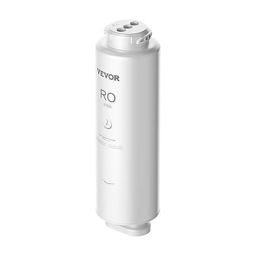 VEVOR Reverse Osmosis Filter, 11-stage Reverse Osmosis Water Filter Replacement, Compatible with SS-005 800 GPD Under Sink Water Filter, 24 Months RO Filter Cartridge, Reduces Lead & Chlorine, Rust