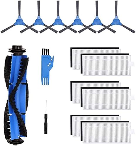 Replacement Parts Accessories Compatible with ionvac SmartClean 2000 Robovac Robot Vacuum Cleaner Filters, Brushes and Roller Brush