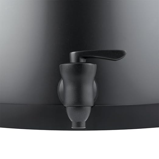 Boroux Legacy Gravity-Fed Countertop Stainless Steel Water Filter System | 3 Gallons with 2 Authentic Black Foundation. Filters | Matte Black