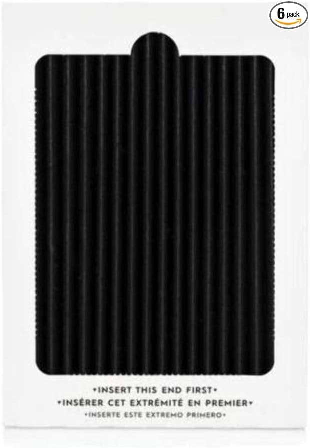 FRIGIDAIRE PAULTRA Pure Air Ultra Refrigerator Air Filter with Carbon Technology to Absorb Food Odors,6.5 Inch x 4.75 Inch,(Pack of 6)