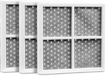 LT120F Refrigerator Air Filter Replacement Compatible with LG & Kenmore 469918 9918, Replaces ADQ73214402 ADQ73214403 ADQ73214404 ADQ73214408, Activated Carbon Odor Control, 3 Pack