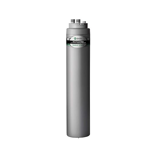 AO Smith Basic Direct Connect Under Sink Replacement Filter For AO-MF System - Carbon Block Filter Reduces Up To 99% Of 9 Harmful Contaminants - AO-MF-R