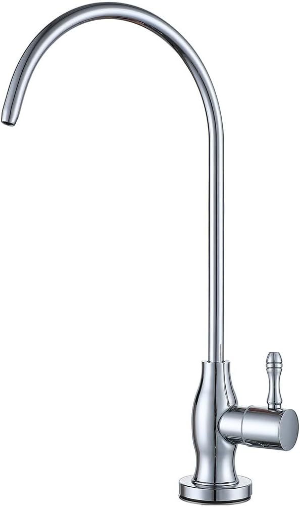 Drinking Water Faucet, GULICA Commercial Water Filtration Faucet for Under Sink Water Filter System Kitchen Bar Sink, Chrome Water Dispenser