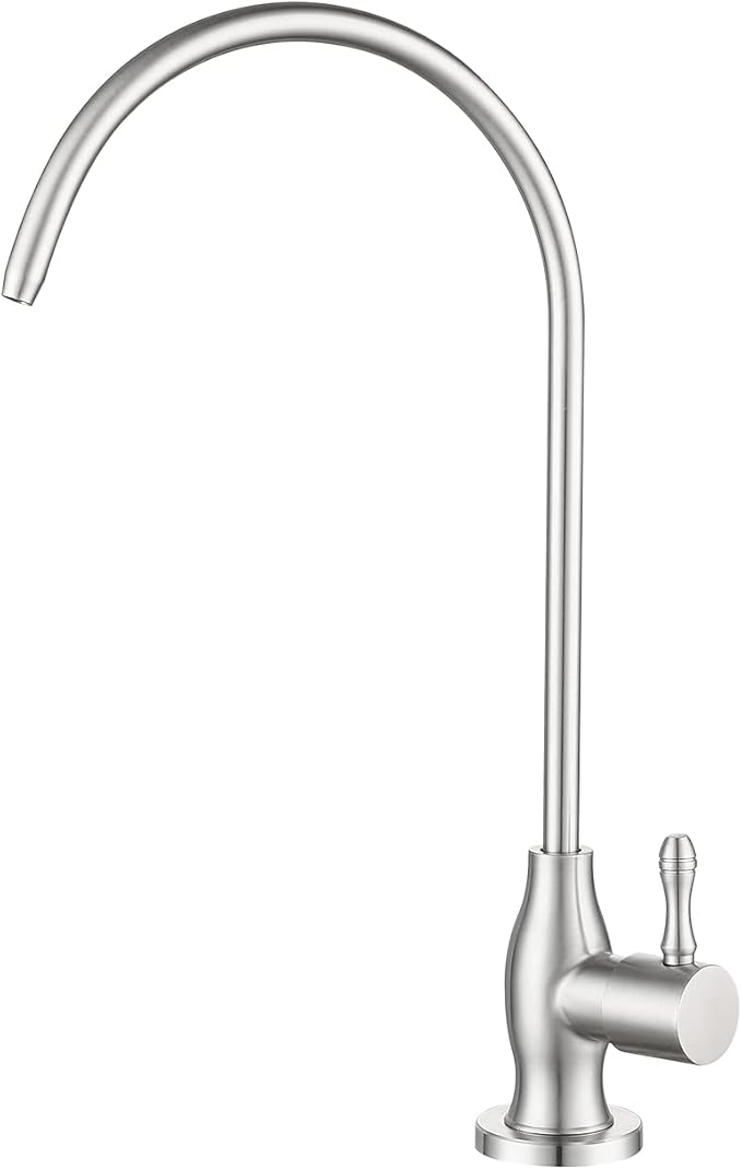 Drinking Water Faucet, for Under Sink Water Filter System Kitchen Bar Sink Drinking Water Faucet, Drinking Water Dispenser Brushed Nickel