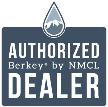 Crown Berkey Gravity-Fed Stainless Steel Countertop Water Filter System 6 Gallon with 2 Authentic Black Berkey Elements BB9-2 Filters