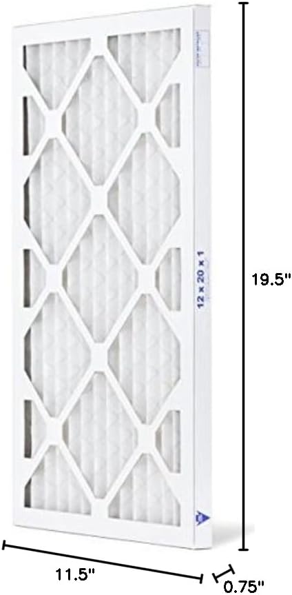 AIRx Filters 12x20x1 Air Filter MERV 11 Pleated HVAC AC Furnace Air Filter, Allergy 6-Pack, Made in the USA