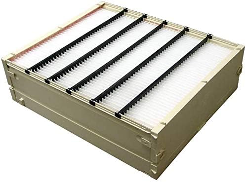 BestAir A201-SGM-11R AC Furnace Air Filter, 20" x 25" x 6", MERV 11, Without Cardboard Frame, Fits 100%, for Aprilaire/SpaceGard 2200, 2250 (201) & Lennox PMAC-20C 24" (Pack of 6)