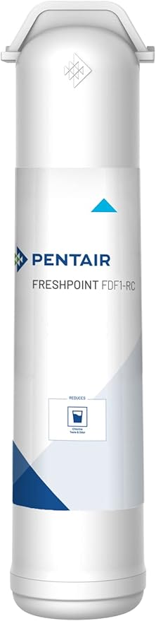 Pentair FreshPoint FDF1 Replacement Cartridge, Dual Carbon/Sediment Water Filter, PFAS Water Filter, NSF Certified to Reduce PFOA/PFOS, 750 Gallon Capacity
