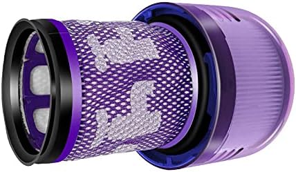 V12 Filter Replacement for Dyson V12 Detect Slim,Detect Slim Animal, Slim+ Cordless Vacuum and V12 Slim Vacuums,Part No. 971517-01,4 Pack Filters