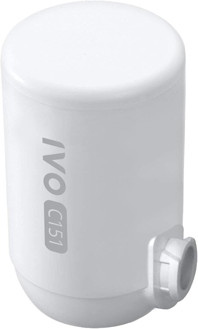IVO Replacement Water Filters (x1 lasts for 4 months) – 4-Stage Filtration with NSF-Approved Technology – Removes Contaminants down to 0.1 Micron, Retains Healthy Minerals