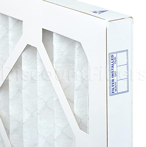 AIRx ALLERGY 20x20x1 MERV 11 Pleated Air Filter - Made in the USA - Box of 6, White