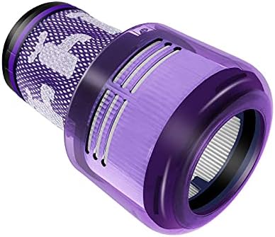 V12 Filter Replacement for Dyson V12 Detect Slim,Detect Slim Animal, Slim+ Cordless Vacuum and V12 Slim Vacuums,Part No. 971517-01,4 Pack Filters