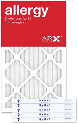 AIRx Filters 12x20x1 Air Filter MERV 11 Pleated HVAC AC Furnace Air Filter, Allergy 6-Pack, Made in the USA