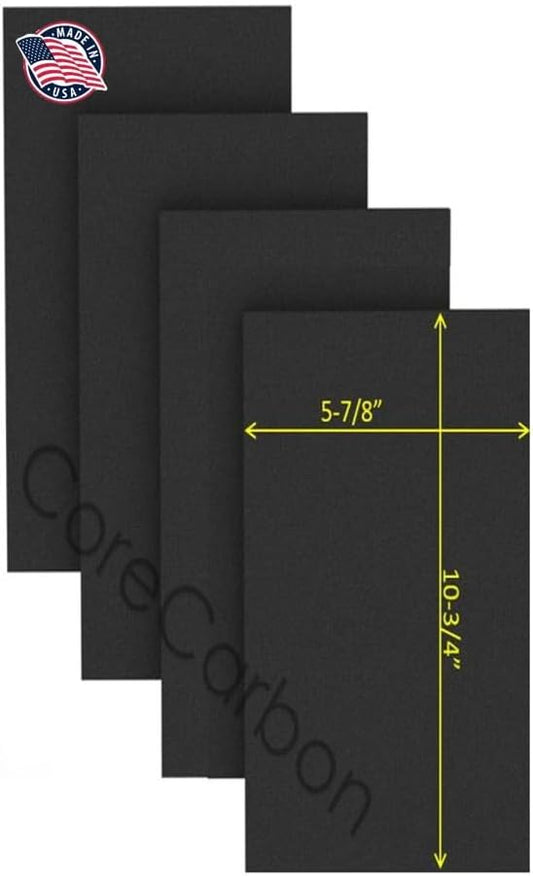 4-Pack Exact Fitment Carbon Pre-Filter Designed to Fit Honeywell Insight Series Models HPA080B, HPA080W, HPA080