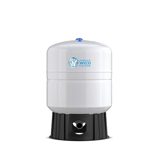 Pressurized RO Water Storage Tank - Total Capacity 34 Gal & appx. 21 Gal Usable Capacity (ROT-34-W)