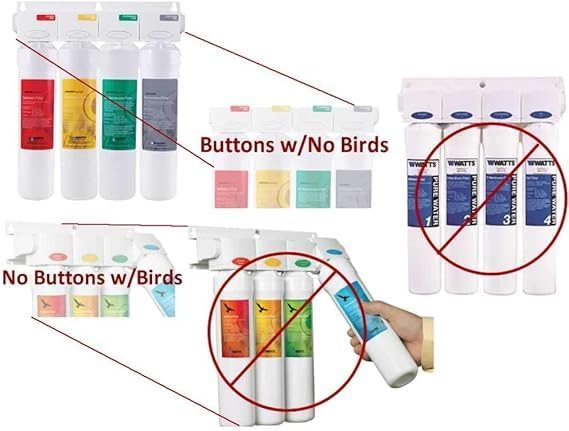 Watts Premier Annual RO Pure Plus 5-Pack Filtration Kit for 4 Stage Pure Plus/Zero Pure Plus Reverse Osmosis System, Push Button Water Filter Replacement, 2 Sediment Filters, 2 Carbon Pre-Filters, VOC