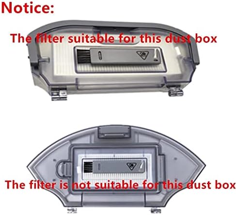 18 Pack Accessories Kit For Ecovacs Deebot OZMO U2 DGN22 U2 Pro Robot Vacuum Cleaner, 1 Main Brush, 6 Side Brush, 6 HEPA Filter, 5 Mop Cloth
