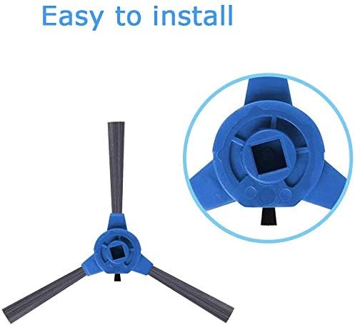 Replacement Side Brushes Compatible with Eufy 11s, Coredy R300 R550(R500+) R650 R700 R3500, GOOVI 1600PA, Bagotte BG600, iMartine 1600PA,Amarey A800 A900 Robot Vacuum Cleaner,Pack of 8