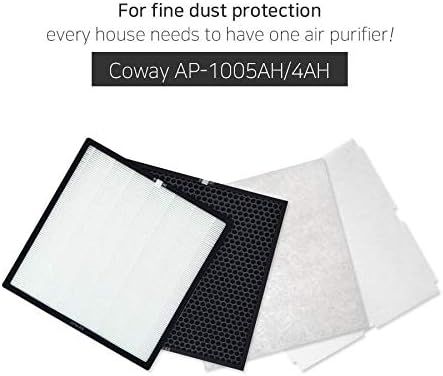 Coway AP-1005AH / AP-1004AH Air Purifier Filter Compatible Replacement 1 Year Set