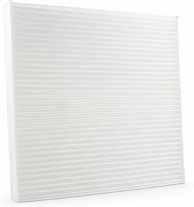 Cabin Air Filter Replacement for Hyundai Kia EV Models, White Non-Woven Fabric, Panel Style, 8.93 x 8.26 x 1.18 in