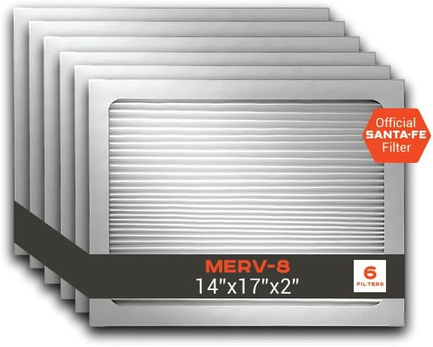 Santa Fe MERV 8 Dehumidifier Filter (14 x 17 x 2) - 6-Pack