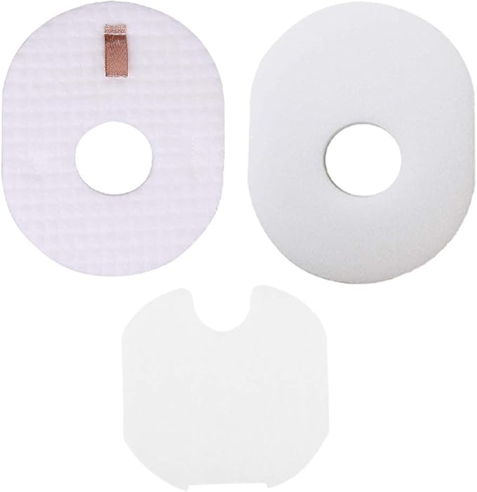 Dttery 3 Post + 3 Foam & Felt Filters Kit Replacement for Shark Rocket Ultra-Light Vacuum HV292, HV300, HV300W, HV301, HV302, HV303, HV305, HV308, HV310, UV450 Part XFFV300
