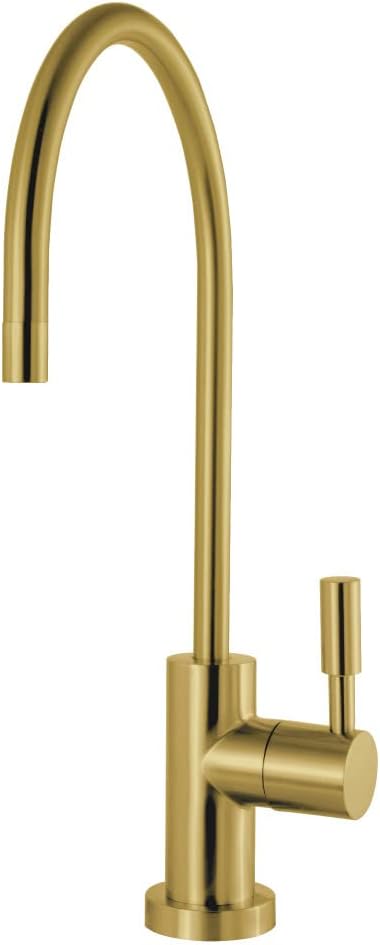 Kingston Brass KSAG8197DL Concord Reverse Osmosis System Filtration Water Air Gap Faucet, Brushed Brass
