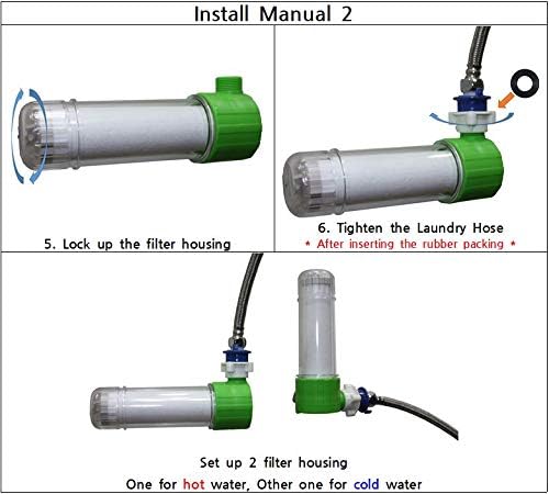 Green Line Laundry Water Filter Housing System Washer Washing machine GREEN LINE