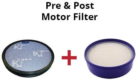 EnviroCare Premium Replacement Vacuum Cleaner Pre and Post Motor HEPA Filters made to fit Dyson DC27 & DC28