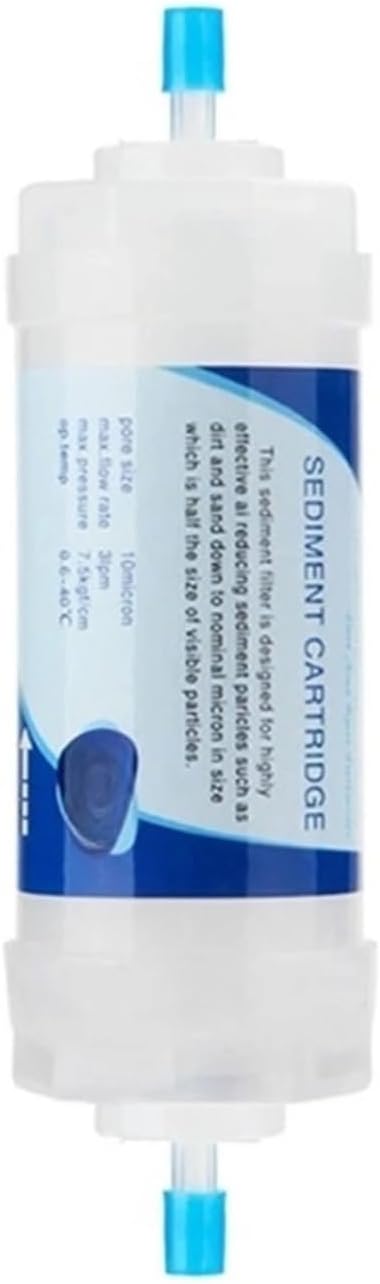 Quick-Connect Water Filter Replacement Cartridge Inline Filter for Refrigerator Ice Maker Under Sink A6HB(C)