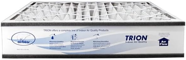 Trion Air Bear 259112-102 (2-Pack) – 20” x 25” x 5” Pleated Air Filter, MERV 11