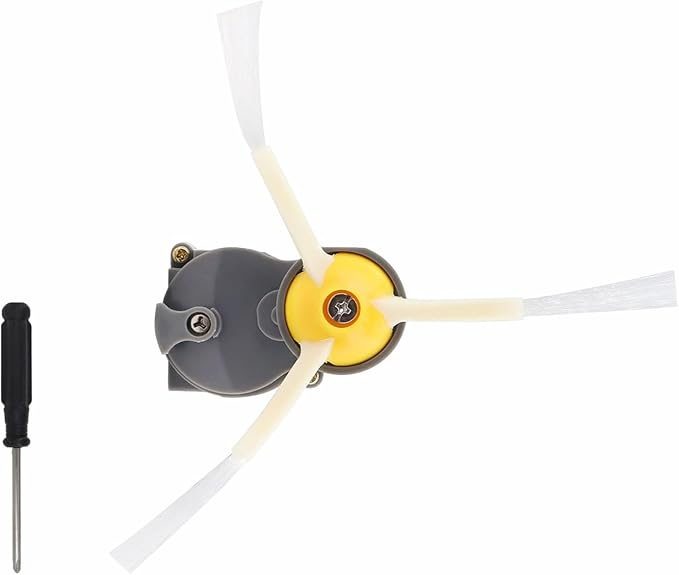 Side Brush Motor with Side Brush for iRobot Roomba 500 600 700 800 900 655 560 Replacement Parts, 1 Side Brush Motor, 1 Side Brush, 1 Screwdriver