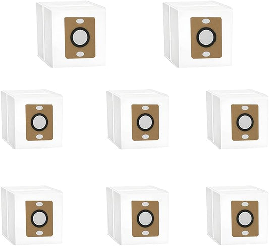 Dust Bags Replacement for ILIFE A12 Pro / A30 Pro / V9 Pro Self Emptying Robot Vacuum Cleaner, Spare Parts Accessories (8 Pack)